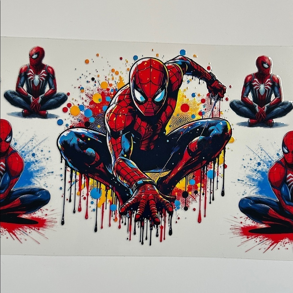 Spider-Man Splash Cup Decal